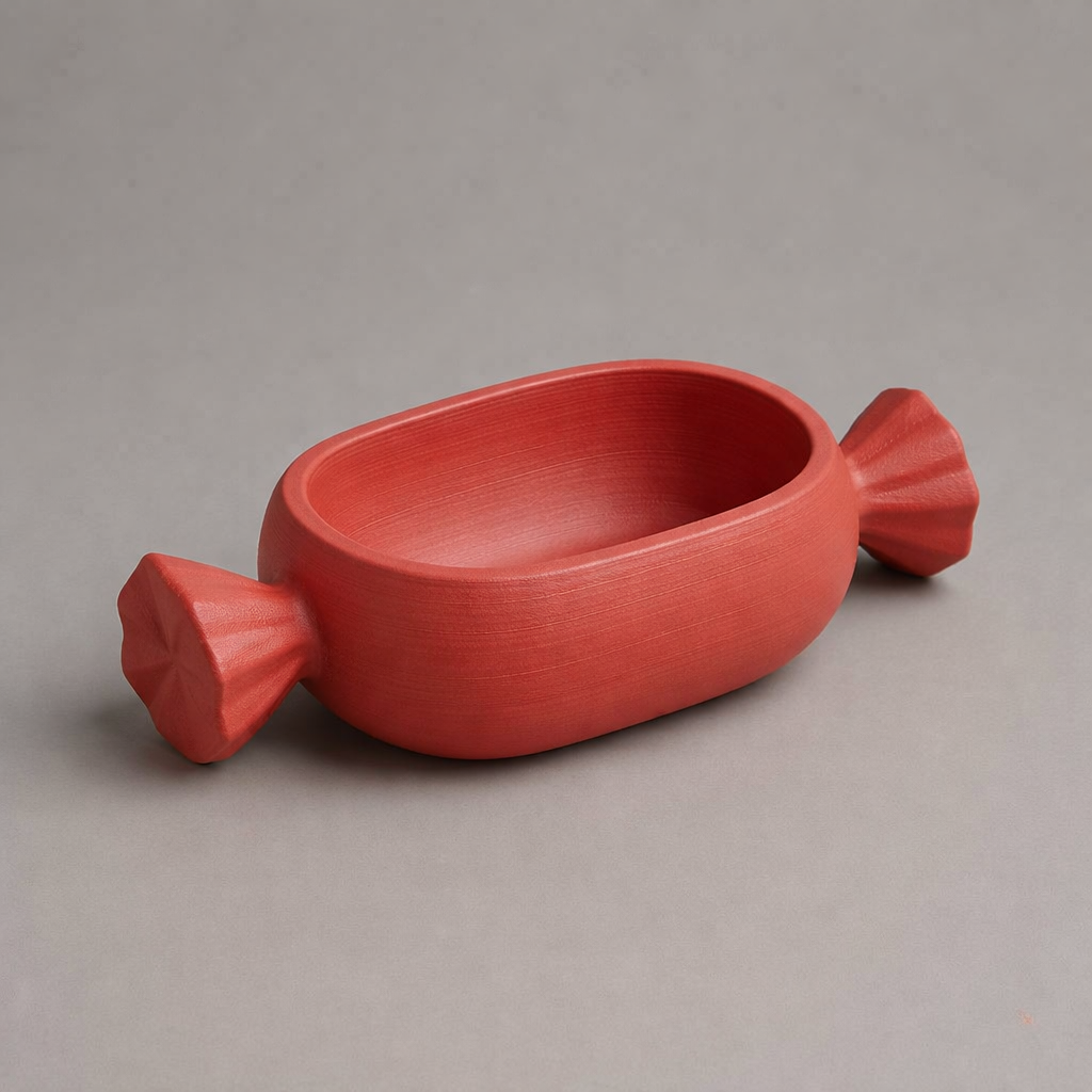 Конфетница в виде конфеты